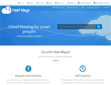 Tablet Screenshot of hostmayo.com